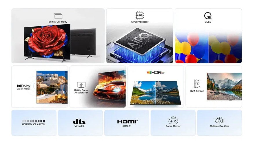 TCL T69C 50T69C TV 127 cm (50") 4K Ultra HD Smart TV Wi-Fi Metallic 350 cd/m² – TCL