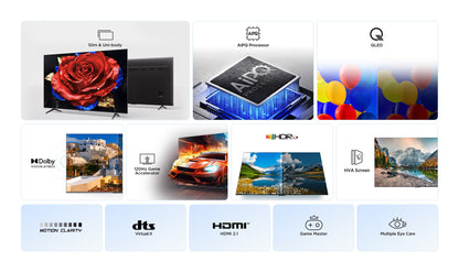 TCL P7K 55P7K TV 139.7 cm (55") 4K Ultra HD Smart TV Wi-Fi Metallic 450 cd/m²