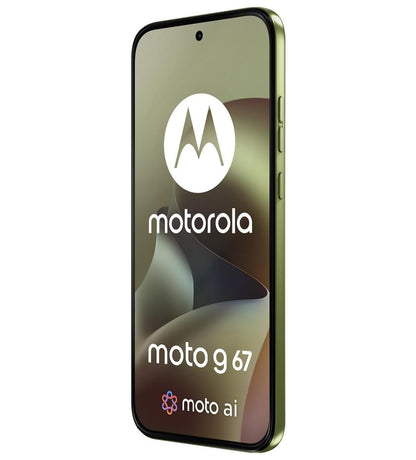 Motorola Moto G67 5G 8/256 GB smartphone in PANTONE Nile – Motorola