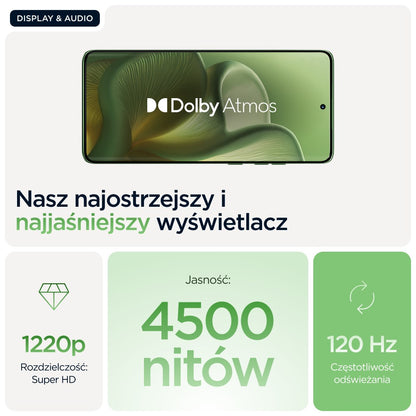 Motorola edge 60 16.9 cm (6.67") Dual SIM Android 15 5G USB Type-C 12 GB 512 GB 5200 mAh Green