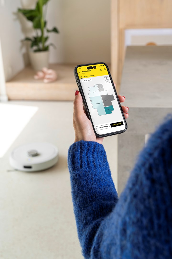 KARCHER RVC 3 Comfort Extra cleaning robot with base station