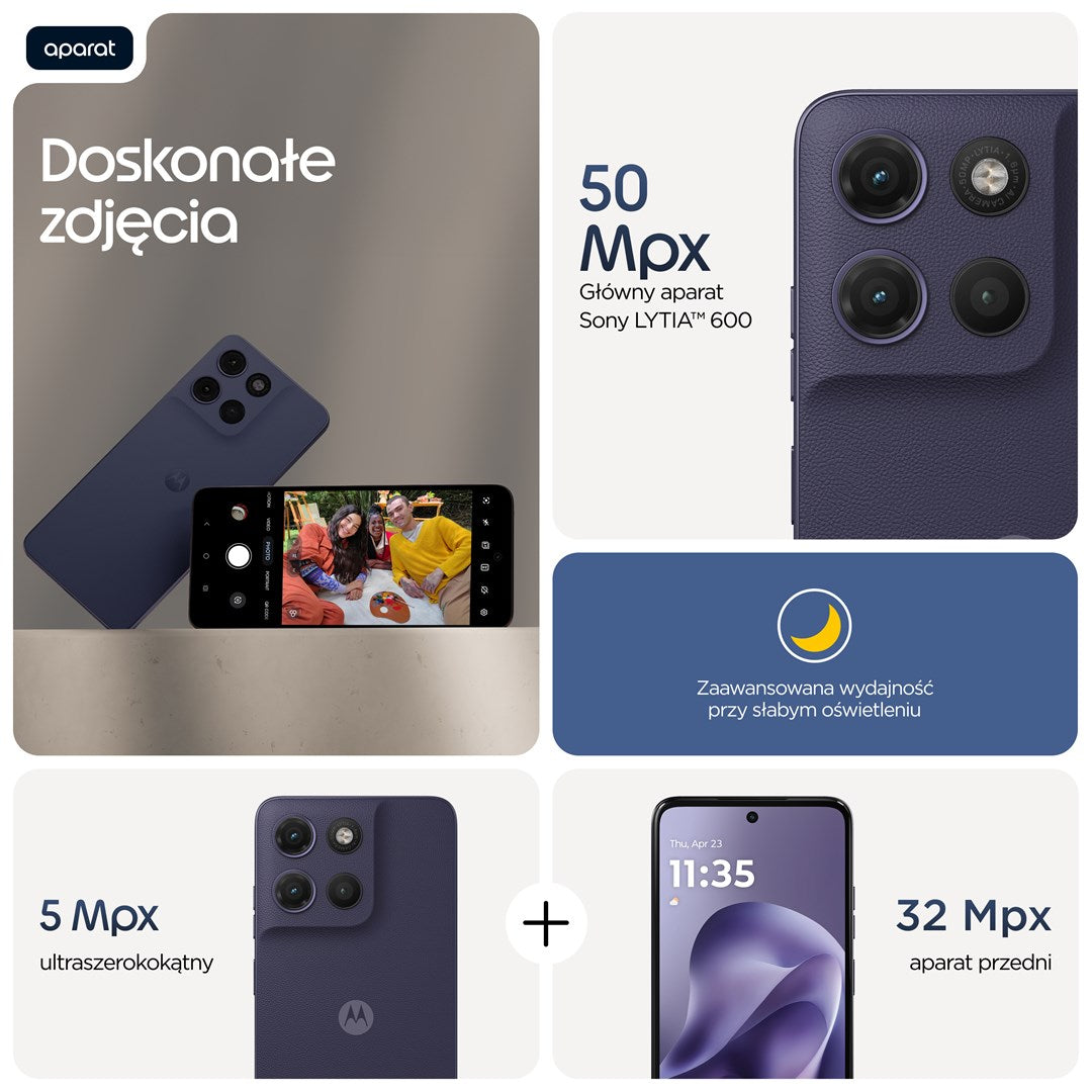 Motorola moto g17 power 17.1 cm (6.72") Hybrid Dual SIM Android 15 USB Type-C 8 GB 256 GB 6000 mAh Purple – Motorola