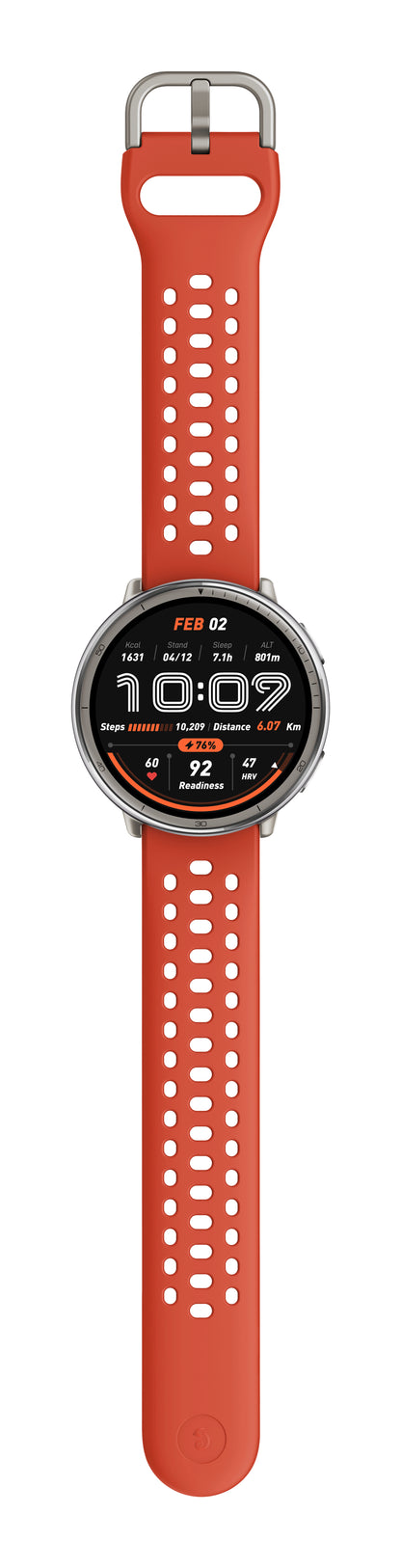 Amazfit Active 2 Round Svart (Svart Leren Rem) – Amazfit
