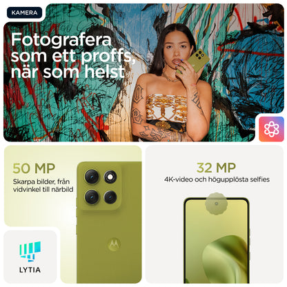 Motorola Moto G86 5G 8GB/256GB Grön – Motorola