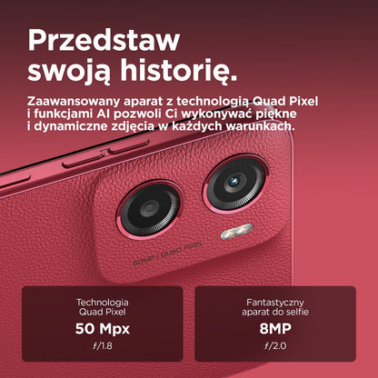 Motorola moto g05 16.9 cm (6.67") Dual SIM Android 15 4G USB Type-C 4 GB 64 GB 5200 mAh Red