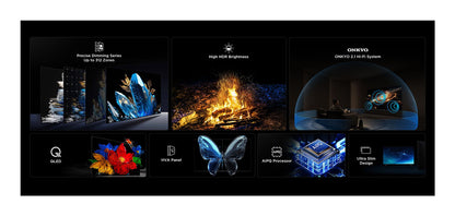 TCL Q6C 98Q6C TV 2.49 m (98") 4K Ultra HD Smart TV Wi-Fi Metallic