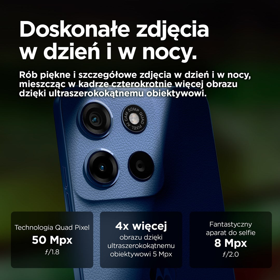 Motorola Moto G15 8GB/128GB Mörkblå – Motorola