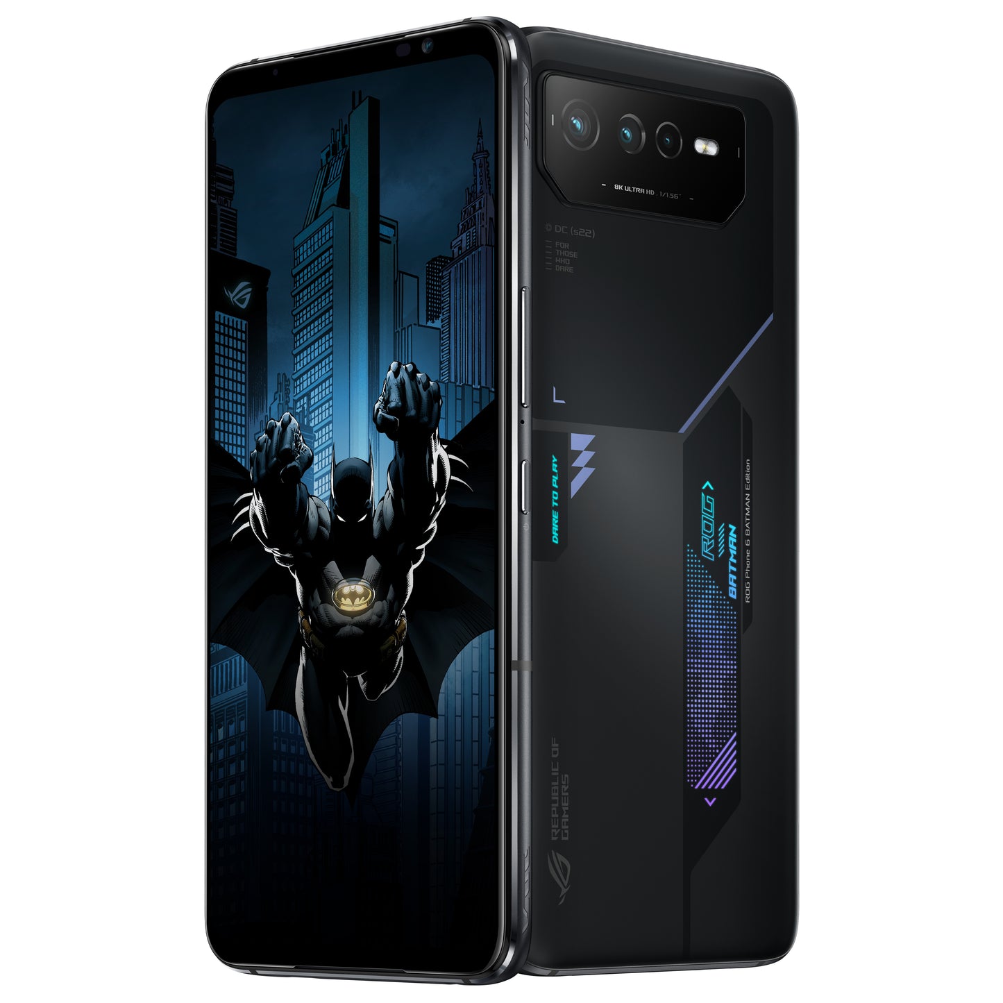 ASUS ROG Phone 6 AI2203-5B028E1 17,2 cm (6.78") Dubbla SIM-kort Android 12 5G USB Type-C 12 GB 256 GB 6000 mAh Svart