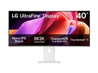 LG UltraFine 40WT95UF-W 40 Nano IPS Black 5120 x 2160 (UltraWide) HDMI Thunderbolt 5 DisplayPort 120Hz