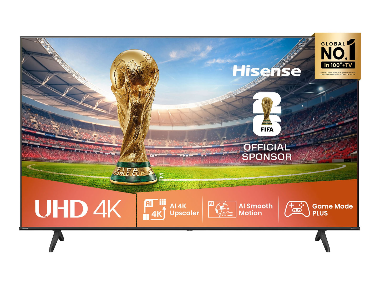 Hisense 65A6Q TV-apparat 165,1 cm (65") 4K Ultra HD Smart-TV Wi-Fi Svart 330 cd/m²