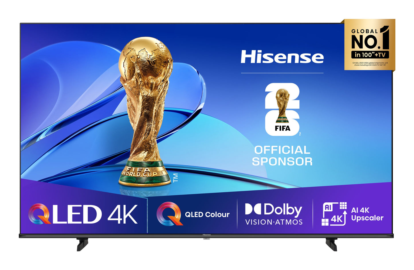 Hisense 43E7Q 109,2 cm (43") 4K Ultra HD Smart-TV Wi-Fi Svart
