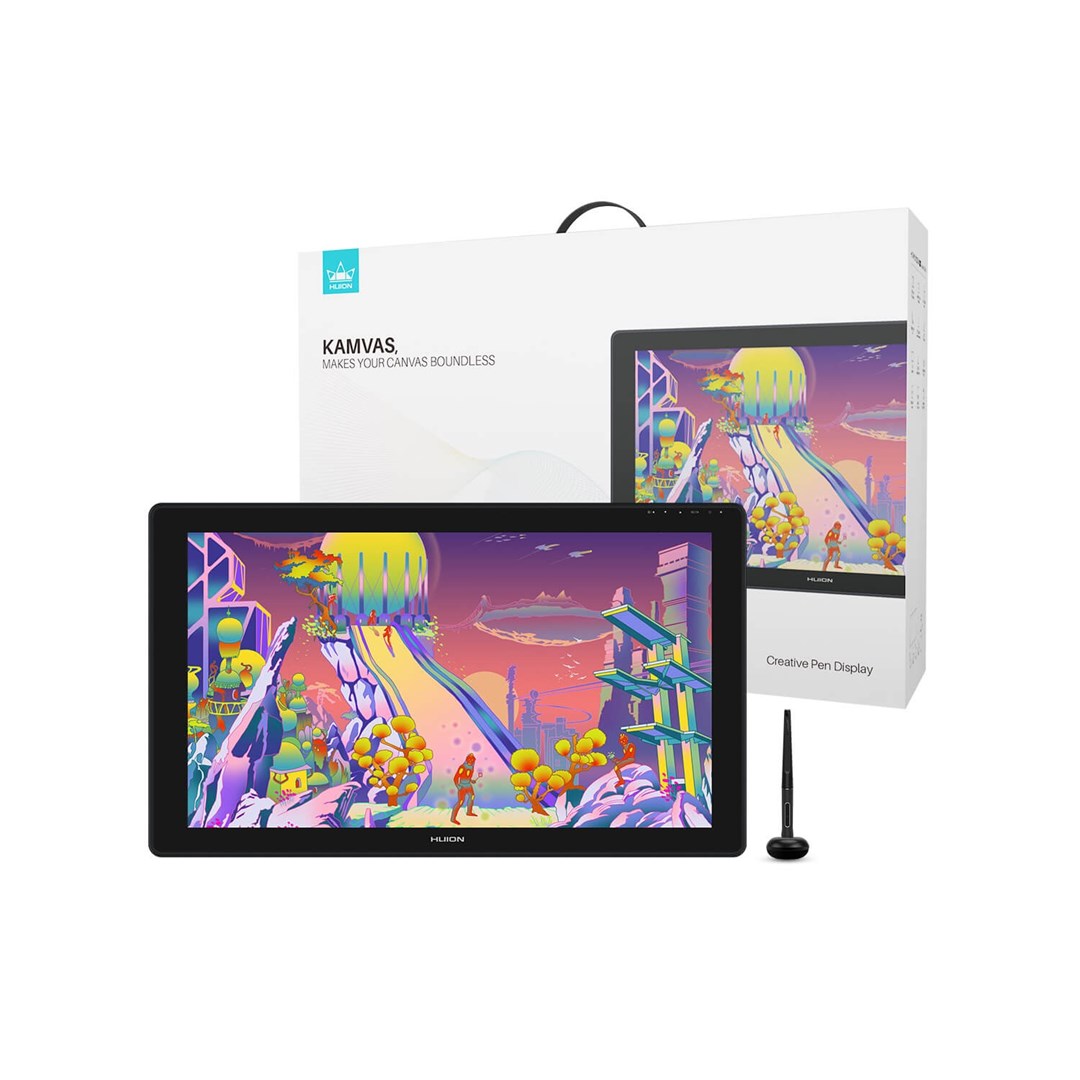 HUION Kamvas 24 Plus graphic tablet 5080 lpi 526,85 x 296,35 mm USB-C Black – HUION