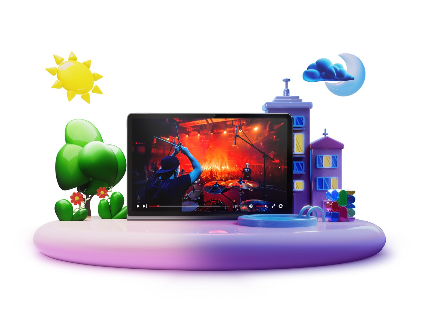 Lenovo Tab Plus Mediatek 128 GB 29.2 cm (11.5") 8 GB Wi-Fi 5 (802.11ac) Android 14 Grey – Lenovo