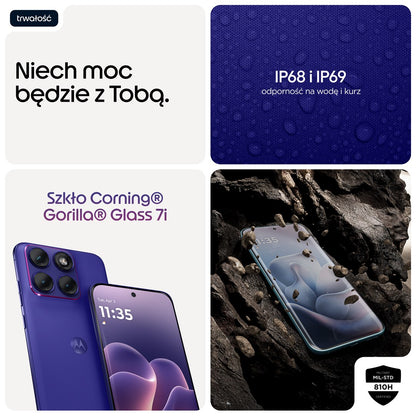 Motorola edge 70 fusion 17.2 cm (6.78") Dual SIM Android 16.0 5G USB Type-C 12 GB 256 GB 7000 mAh Violet – Motorola