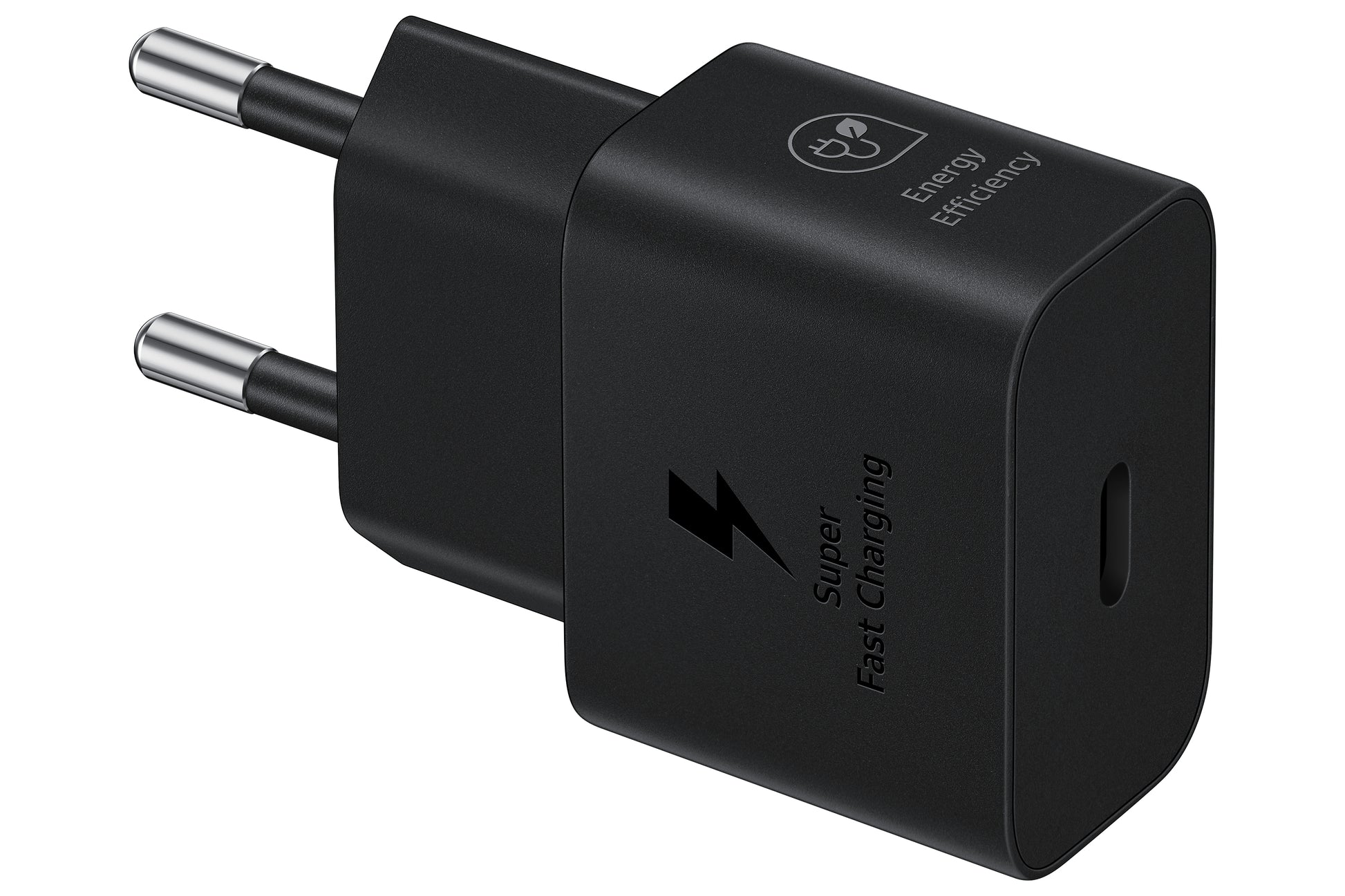 Samsung USB-C Snabbladdare 25W T2510 + USB-C Kabel Svart – Samsung