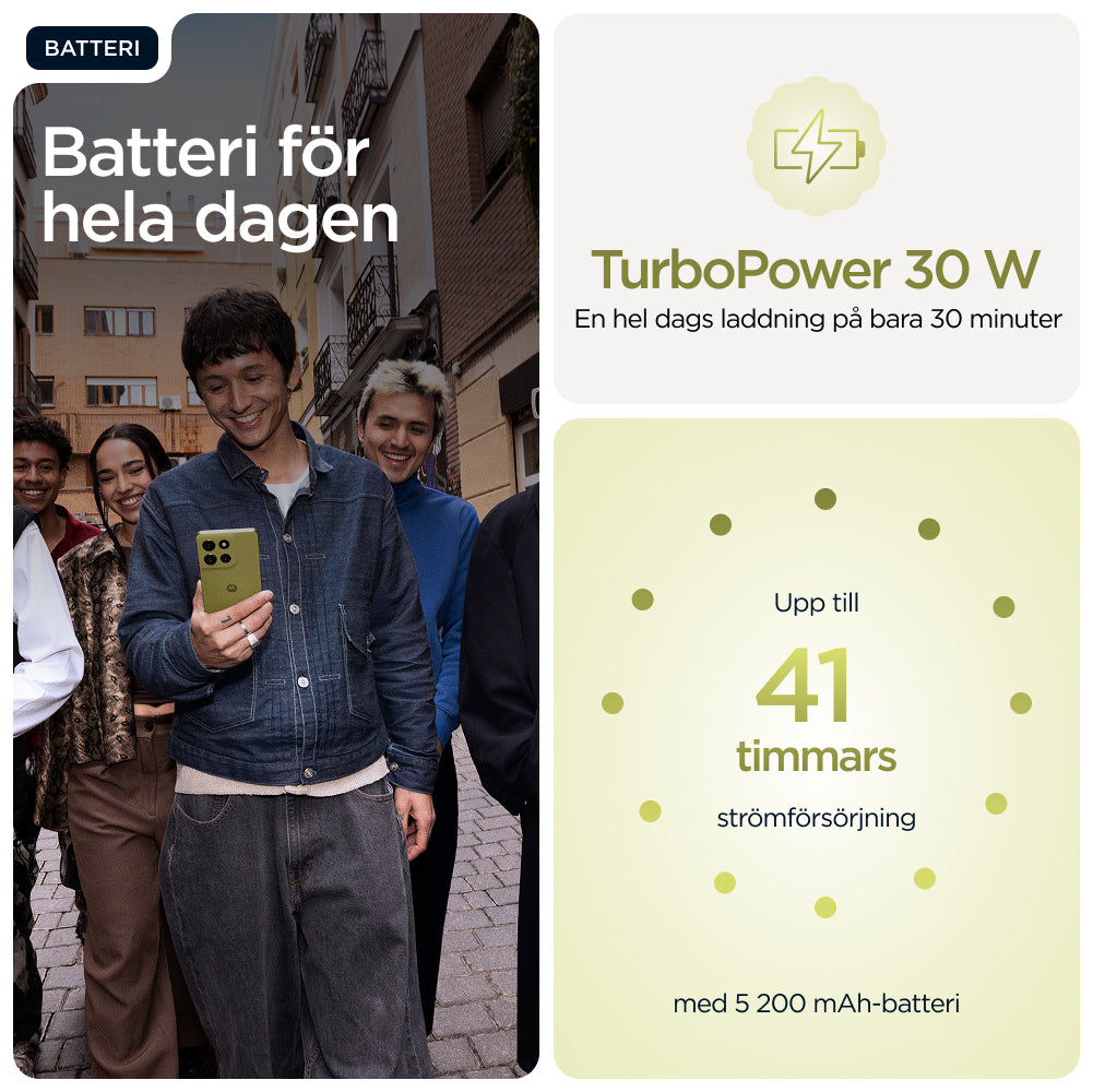 Motorola Moto G86 5G 8GB/256GB Grön – Motorola