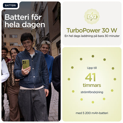 Motorola Moto G86 5G 8GB/256GB Grön – Motorola