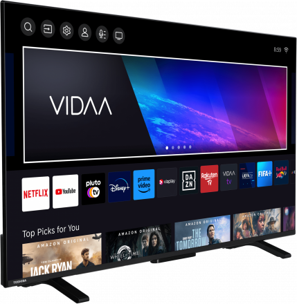 Toshiba 50QV3463DG TV-apparat 127 cm (50") 4K Ultra HD Smart-TV Svart 250 cd/m²
