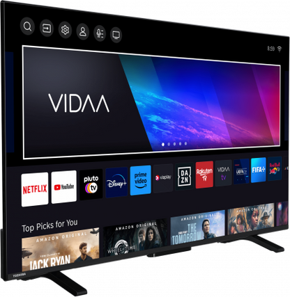 Toshiba 50QV3463DG TV-apparat 127 cm (50") 4K Ultra HD Smart-TV Svart 250 cd/m²