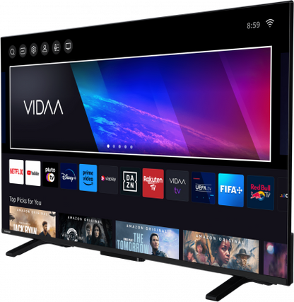 Toshiba 50QV3463DG TV-apparat 127 cm (50") 4K Ultra HD Smart-TV Svart 250 cd/m²