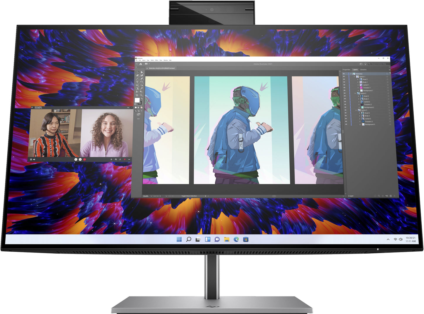 HP Z24mG3 QHD-konferensbildskärm