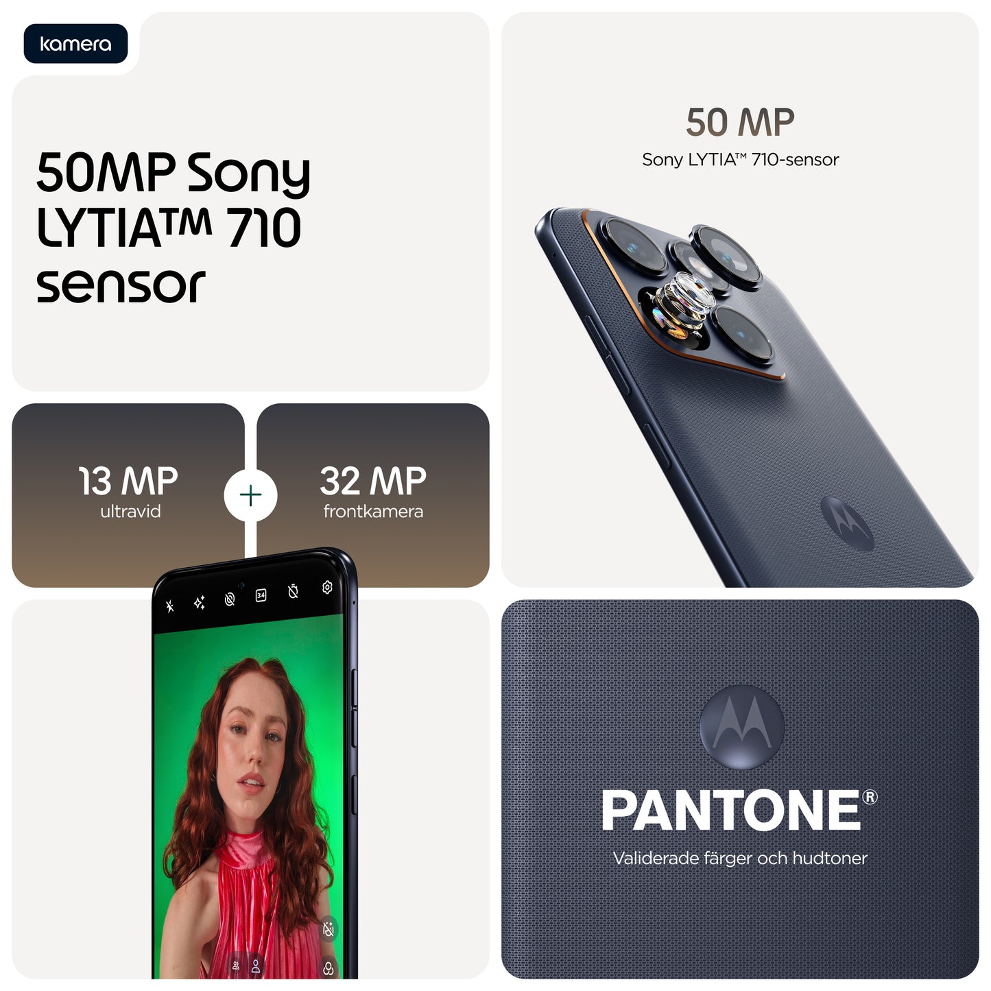 Motorola edge 70 fusion 17,2 cm (6.78") Dubbla SIM-kort Android 16.0 5G USB Type-C 8 GB 256 GB 7000 mAh Svart