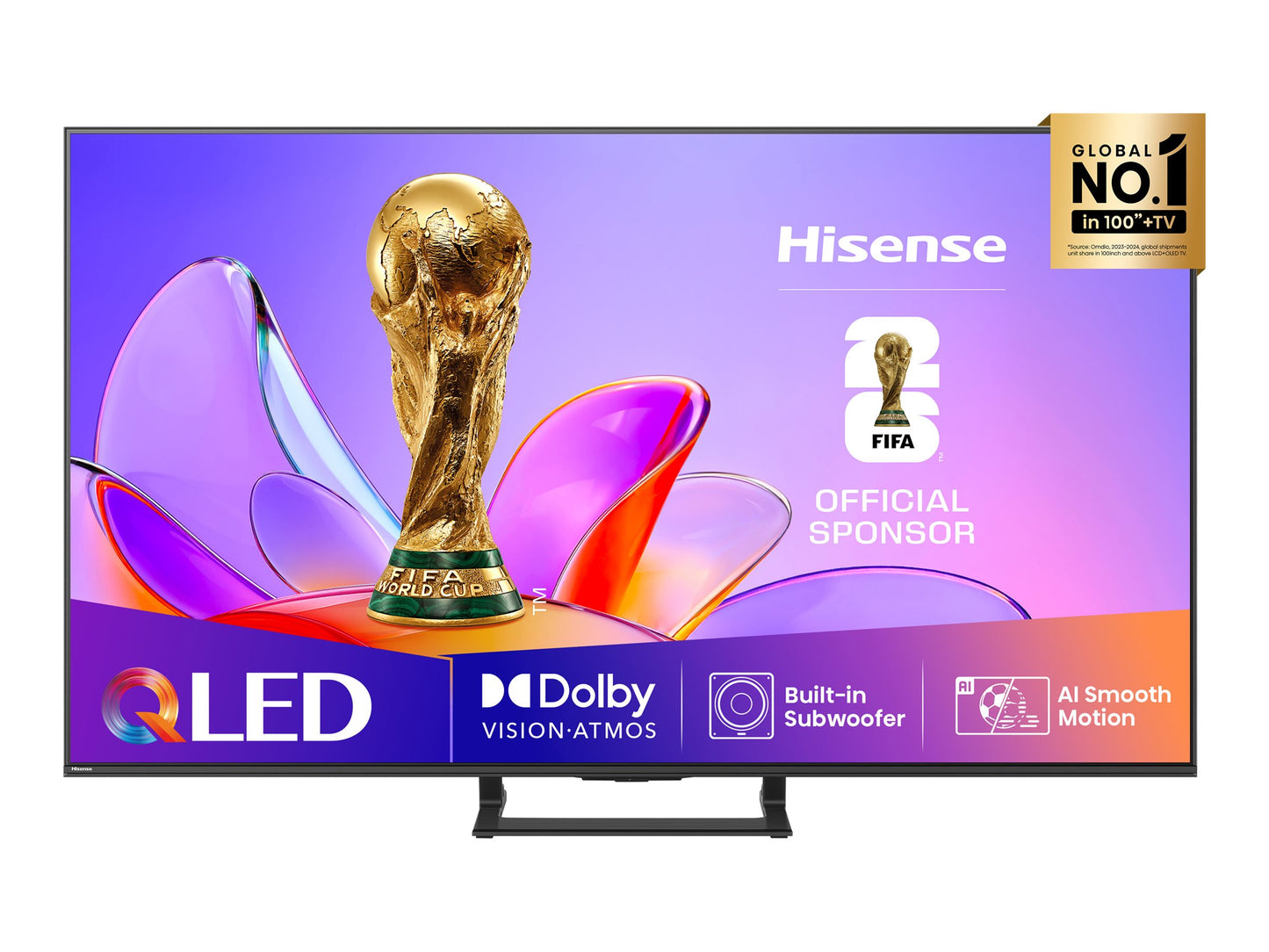 Hisense A7Q 50A7Q 127 cm (50") 4K Ultra HD Smart-TV Wi-Fi Svart