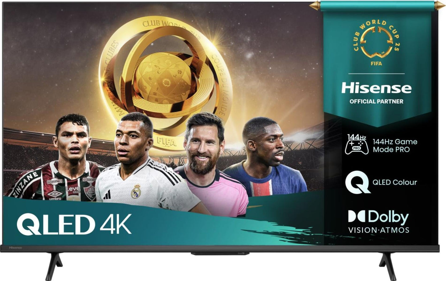 Hisense 50E77Q PRO 127 cm (50") 4K Ultra HD Smart-TV Wi-Fi Svart