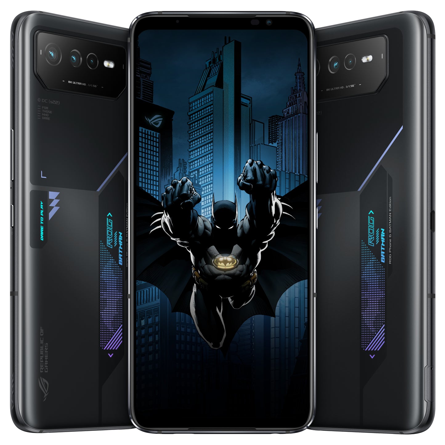 ASUS ROG Phone 6 AI2203-5B028E1 17,2 cm (6.78") Dubbla SIM-kort Android 12 5G USB Type-C 12 GB 256 GB 6000 mAh Svart