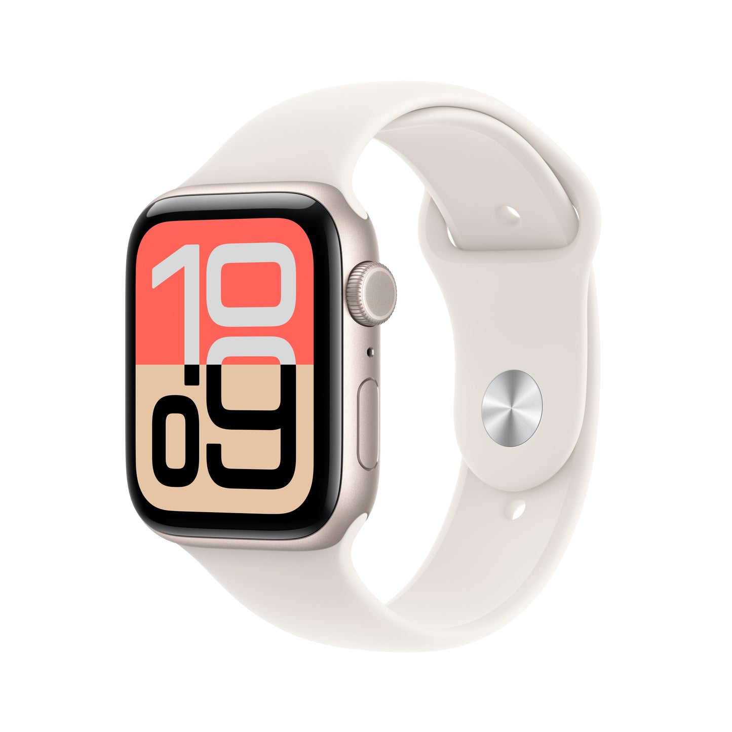 Apple Watch SE 3 44mm 5G Gold (Beige Rubber Strap M/L)