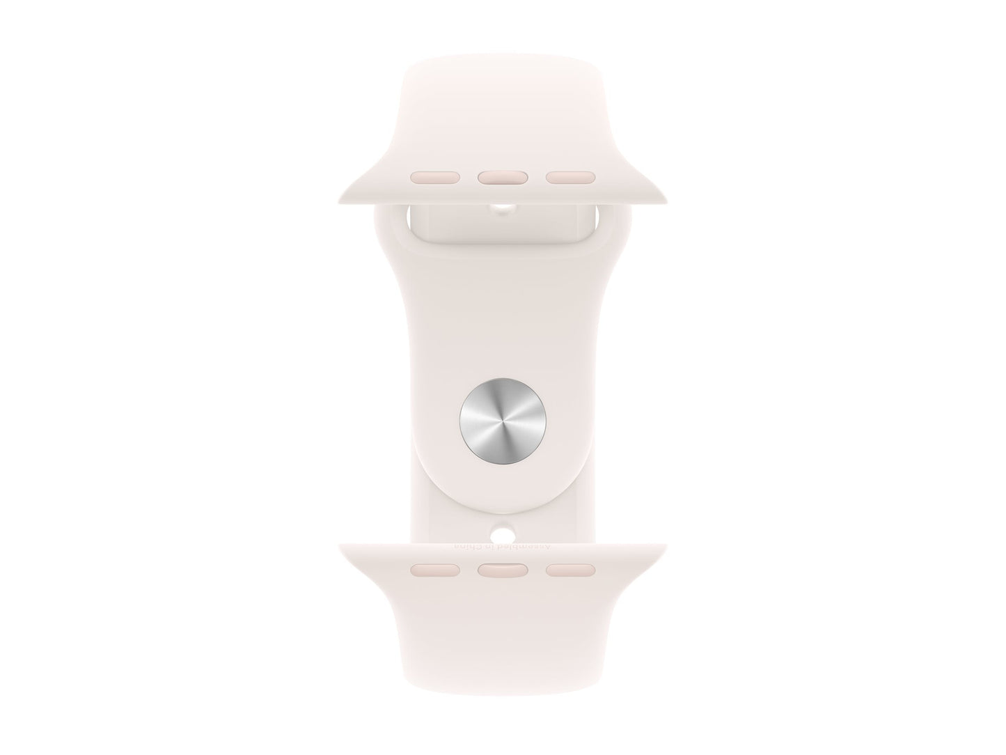 Apple Watch Series 11 46mm Gold (Light Pink Rubber Strap M/L)
