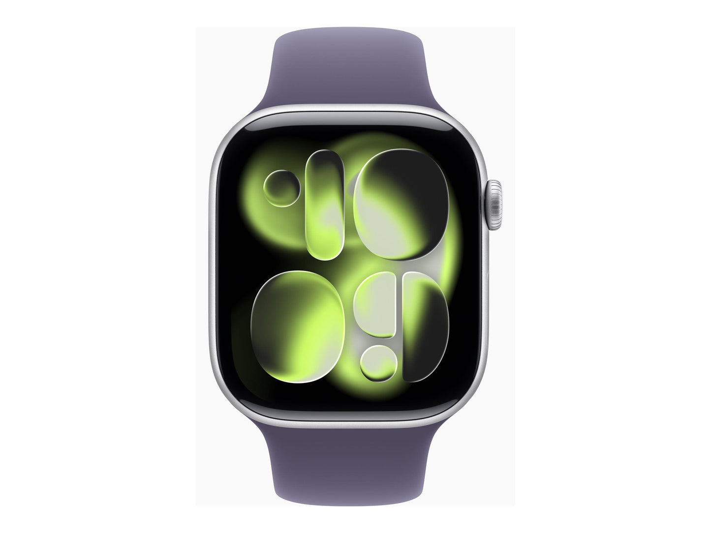Apple Watch Series 11 46mm 5G Silver (Purple Rubber Strap S/M)