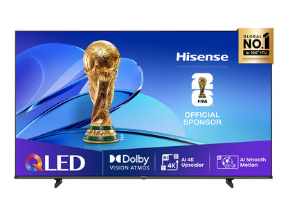 Hisense 85E7Q 2,16 m (85") 4K Ultra HD Smart-TV Wi-Fi Svart 400 cd/m²