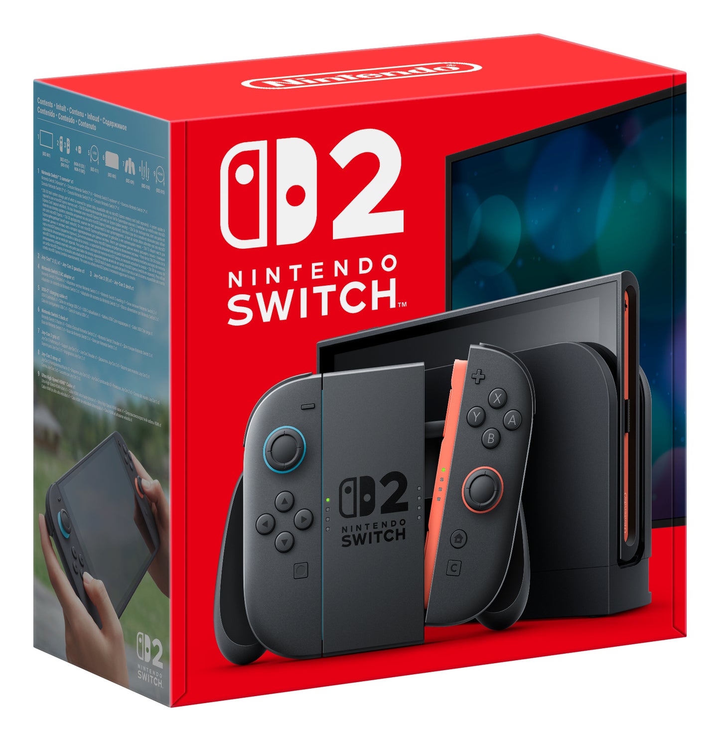Nintendo Switch 2 bärbara spelkonsoller 20,1 cm (7.9") 256 GB Pekskärm Wi-Fi Svart