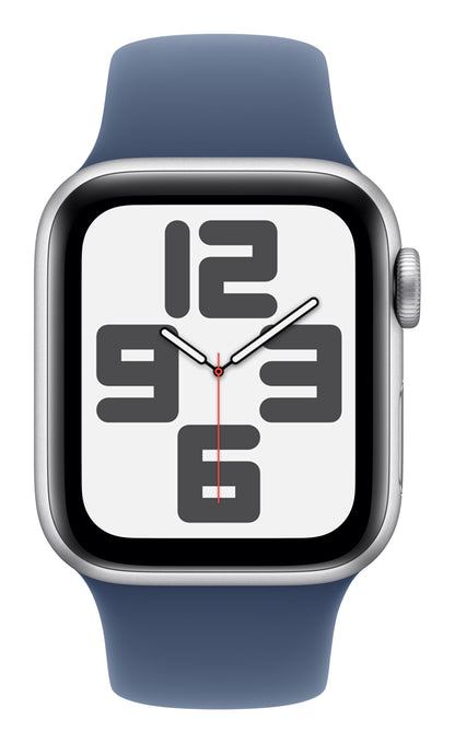 Apple Watch SE OLED 40 mm Digital 324 x 394 pixlar Pekskärm 4G Silver Wi-Fi GPS