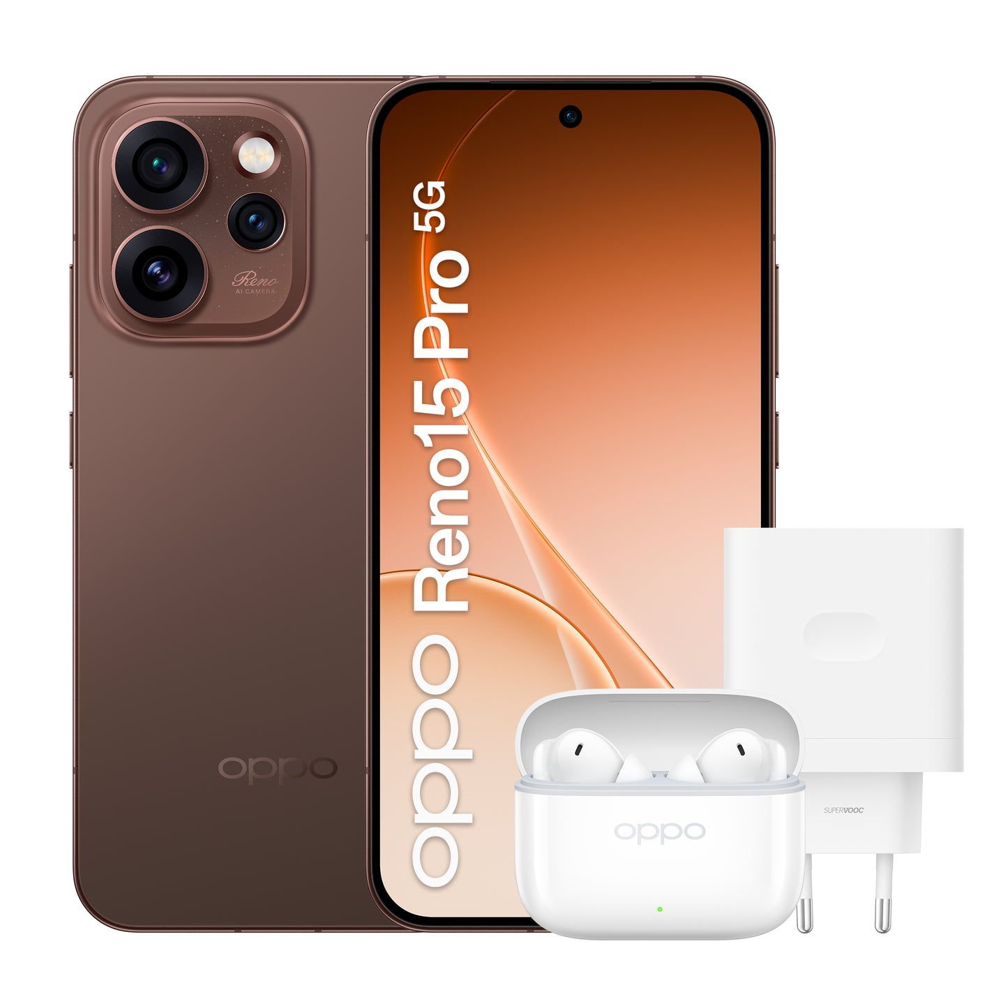 OPPO Reno15 Pro 5G Dusk Black Box 16,1 cm (6.32") Dubbla SIM-kort Android 16.0 USB Type-C 12 GB 512 GB 6200 mAh Svart
