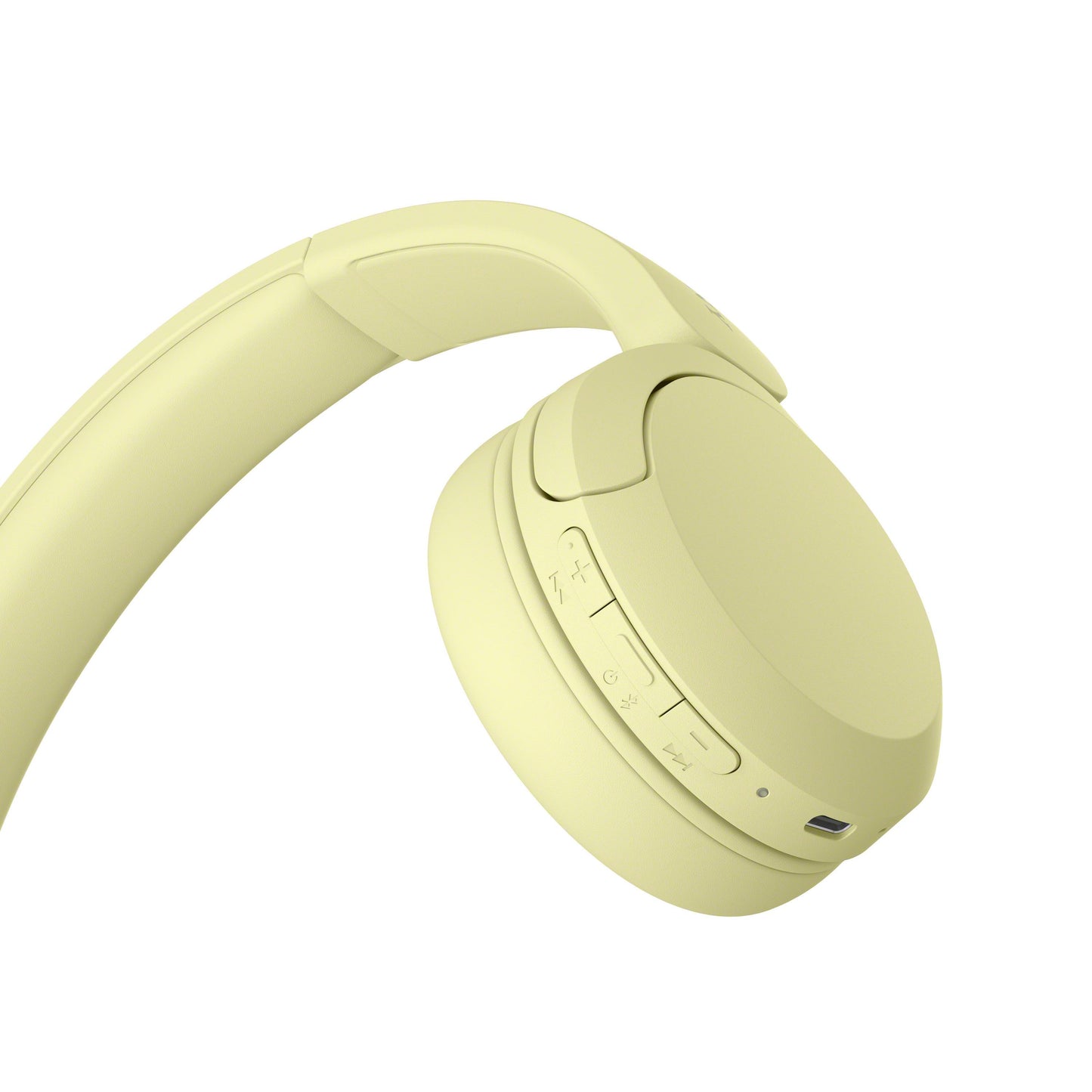Sony WHCH520Y.CE7 hörlur och headset Trådlös Huvudband Samtal/musik USB Type-C Bluetooth Gul