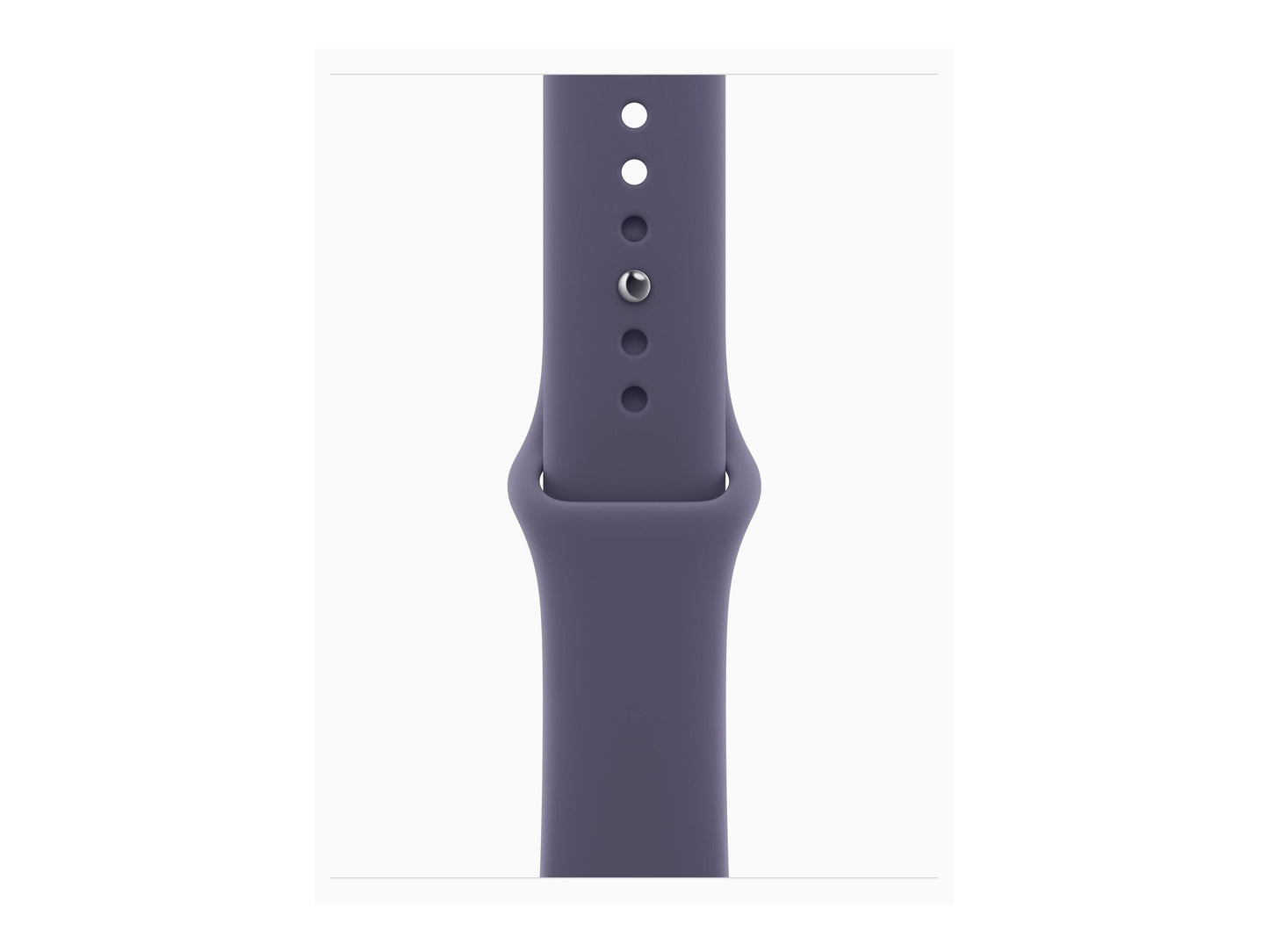 Apple Watch Series 11 42mm 5G Silver (Purple Rubber Strap S/M)