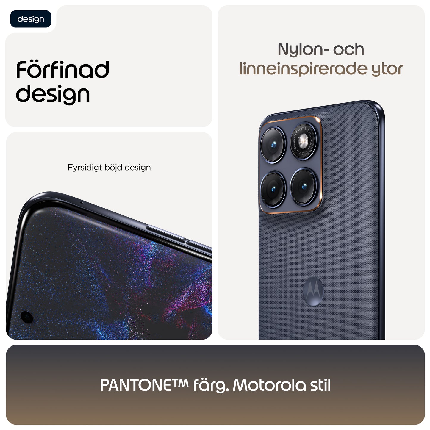 Motorola edge 70 fusion 17,2 cm (6.78") Dubbla SIM-kort Android 16.0 5G USB Type-C 8 GB 256 GB 7000 mAh Svart