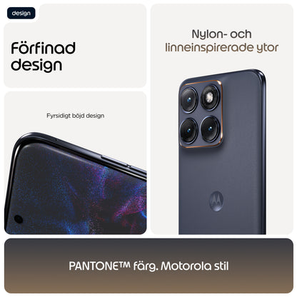 Motorola edge 70 fusion 17,2 cm (6.78") Dubbla SIM-kort Android 16.0 5G USB Type-C 8 GB 256 GB 7000 mAh Svart