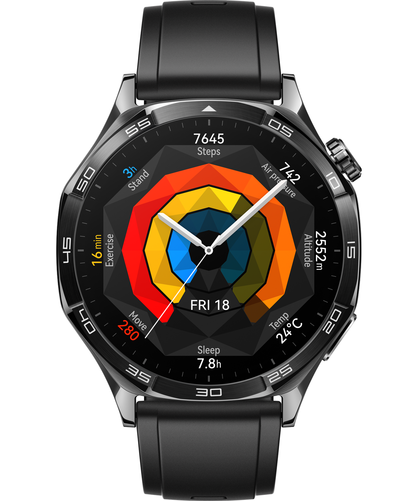 Huawei WATCH GT5 46mm 3,63 cm (1.43") AMOLED Digital 466 x 466 pixlar Svart GPS