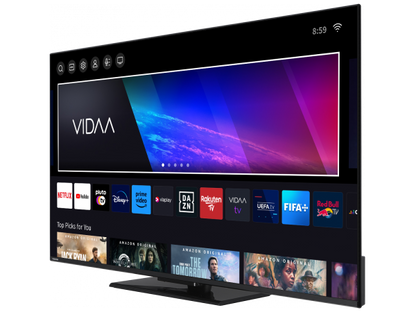 Toshiba 65QV3463DG TV-apparat 165,1 cm (65") 4K Ultra HD Smart-TV Wi-Fi Svart 250 cd/m²