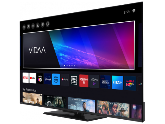 Toshiba 65QV3463DG TV-apparat 165,1 cm (65") 4K Ultra HD Smart-TV Wi-Fi Svart 250 cd/m²