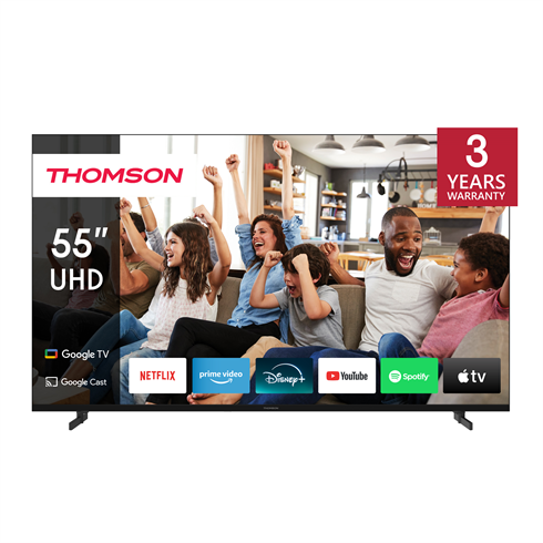 Thomson 55UG4S14 TV-apparat 139,7 cm (55") 4K Ultra HD Smart-TV Wi-Fi Svart